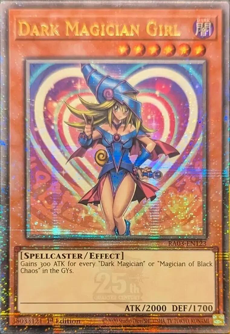 Dark Magician Girl (Quarter Century Secret Rare) [RA03-EN123] Quarter Century Secret Rare | Exor Games Bridgewater