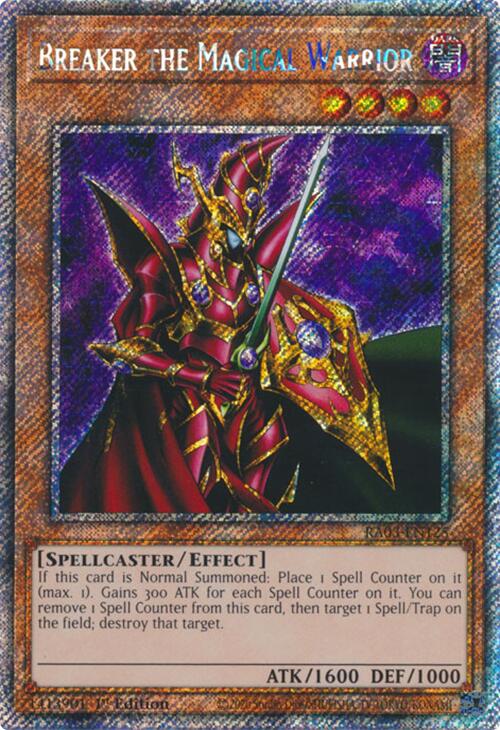 Breaker the Magical Warrior (Platinum Secret Rare) [RA03-EN125] Platinum Secret Rare | Exor Games Bridgewater