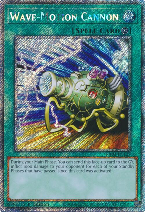 Wave-Motion Cannon (Platinum Secret Rare) [RA03-EN127] Platinum Secret Rare | Exor Games Bridgewater