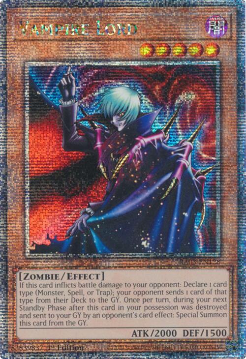 Vampire Lord (Quarter Century Secret Rare) [RA03-EN128] Quarter Century Secret Rare | Exor Games Bridgewater