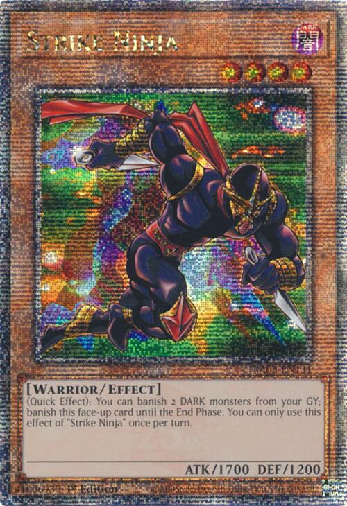 Strike Ninja (Quarter Century Secret Rare) [RA03-EN131] Quarter Century Secret Rare | Exor Games Bridgewater