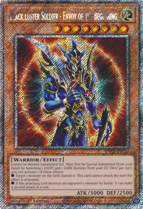 Black Luster Soldier - Envoy of the Beginning (Platinum Secret Rare) [RA03-EN132] Platinum Secret Rare | Exor Games Bridgewater