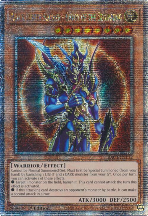Black Luster Soldier - Envoy of the Beginning (Quarter Century Secret Rare) [RA03-EN132] Quarter Century Secret Rare | Exor Games Bridgewater