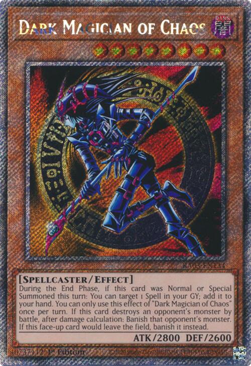 Dark Magician of Chaos (Platinum Secret Rare) [RA03-EN134] Platinum Secret Rare | Exor Games Bridgewater