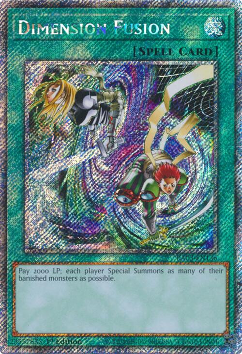 Dimension Fusion (Platinum Secret Rare) [RA03-EN136] Platinum Secret Rare | Exor Games Bridgewater