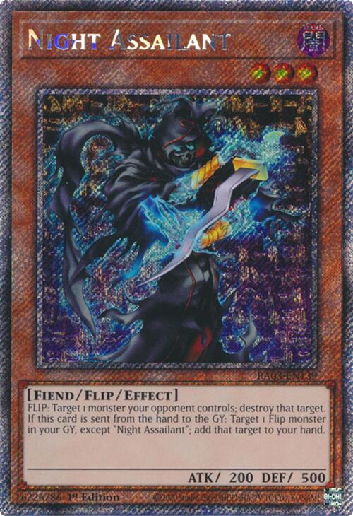 Night Assailant (Platinum Secret Rare) [RA03-EN139] Platinum Secret Rare | Exor Games Bridgewater