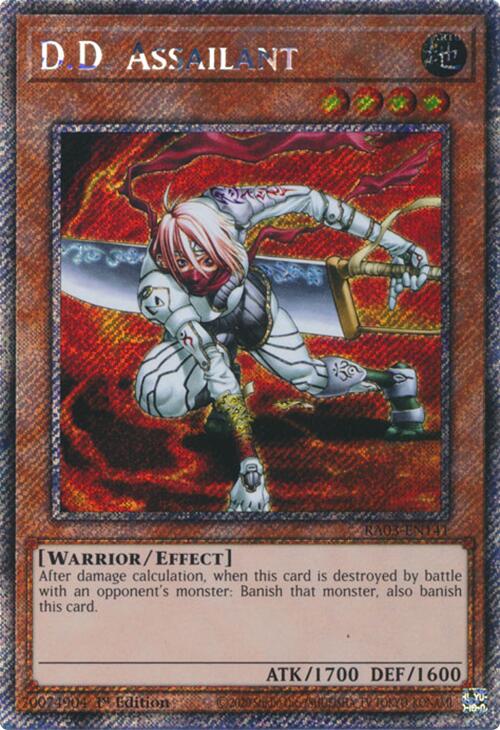 D.D. Assailant (Platinum Secret Rare) [RA03-EN141] Platinum Secret Rare | Exor Games Bridgewater