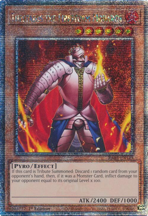 Thestalos the Firestorm Monarch (Quarter Century Secret Rare) [RA03-EN143] Quarter Century Secret Rare | Exor Games Bridgewater