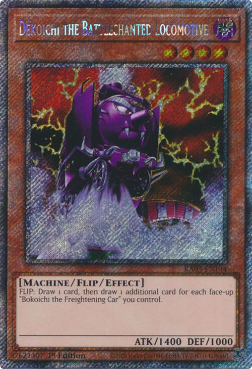 Dekoichi the Battlechanted Locomotive (Platinum Secret Rare) [RA03-EN144] Platinum Secret Rare | Exor Games Bridgewater