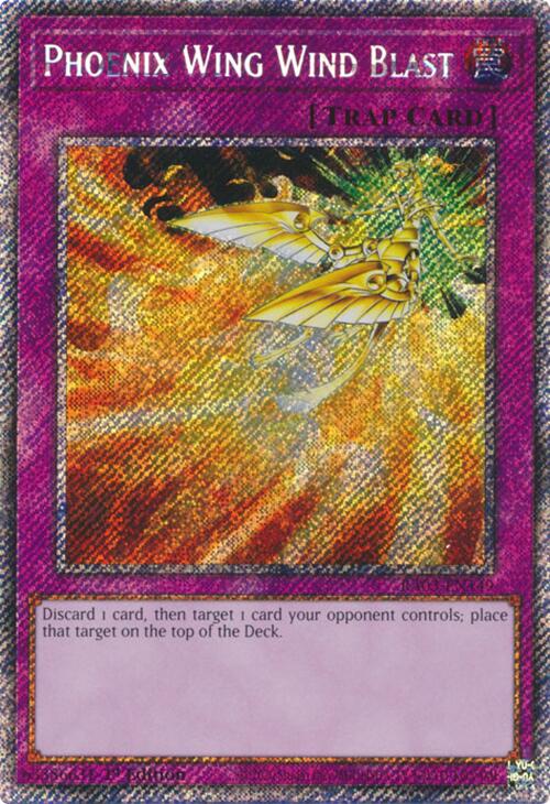 Phoenix Wing Wind Blast (Platinum Secret Rare) [RA03-EN149] Platinum Secret Rare | Exor Games Bridgewater