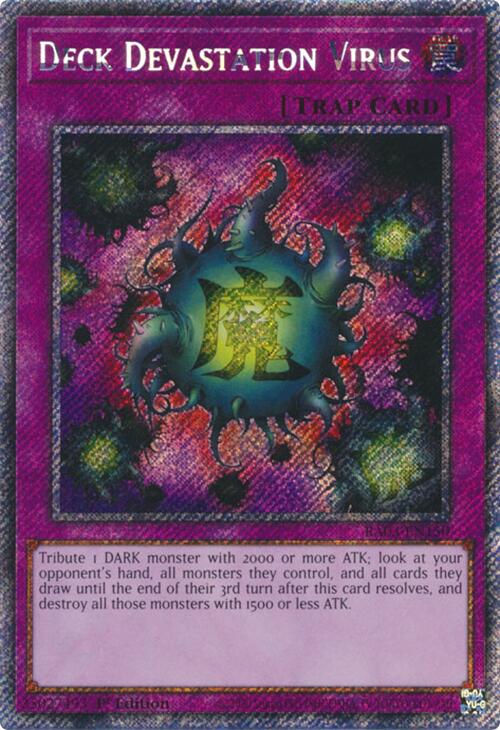 Deck Devastation Virus (Platinum Secret Rare) [RA03-EN150] Platinum Secret Rare | Exor Games Bridgewater
