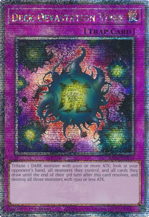 Deck Devastation Virus (Quarter Century Secret Rare) [RA03-EN150] Quarter Century Secret Rare | Exor Games Bridgewater