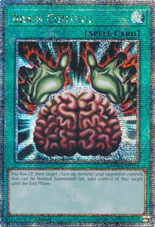Brain Control (Quarter Century Secret Rare) [RA03-EN154] Quarter Century Secret Rare | Exor Games Bridgewater
