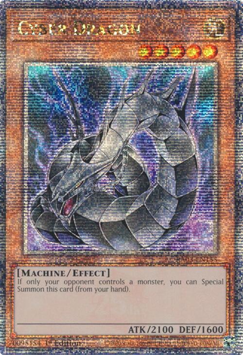 Cyber Dragon (Quarter Century Secret Rare) [RA03-EN155] Quarter Century Secret Rare | Exor Games Bridgewater
