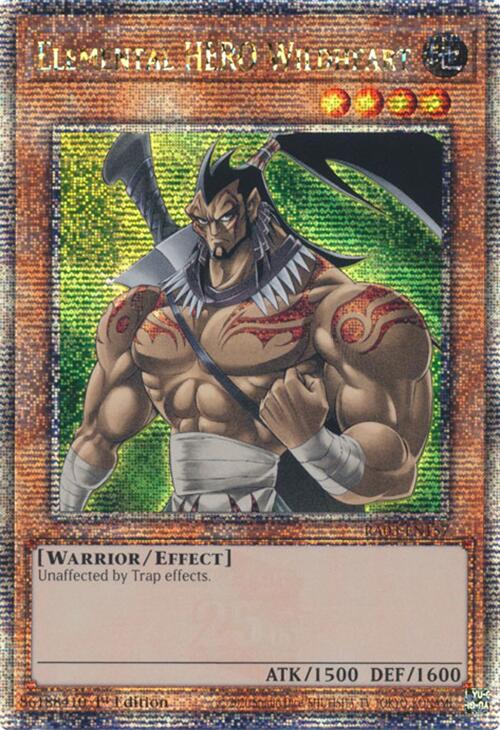 Elemental HERO Wildheart (Quarter Century Secret Rare) [RA03-EN157] Quarter Century Secret Rare | Exor Games Bridgewater