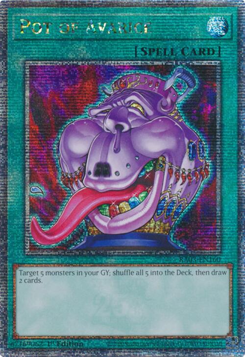 Pot of Avarice (Quarter Century Secret Rare) [RA03-EN160] Quarter Century Secret Rare | Exor Games Bridgewater
