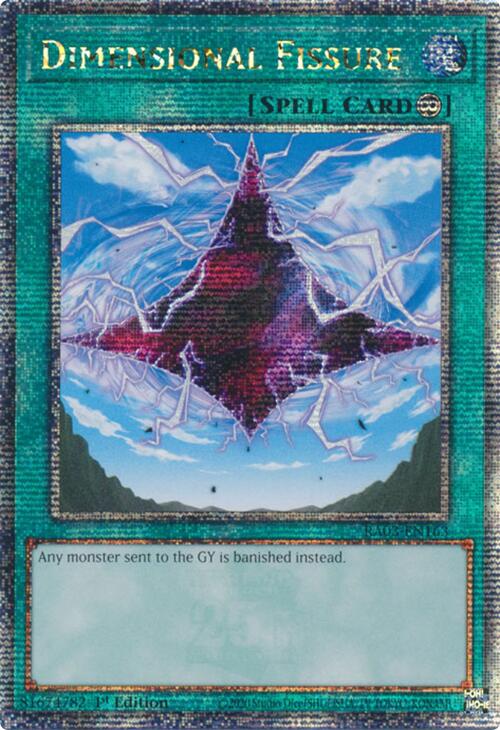 Dimensional Fissure (Quarter Century Secret Rare) [RA03-EN163] Quarter Century Secret Rare | Exor Games Bridgewater