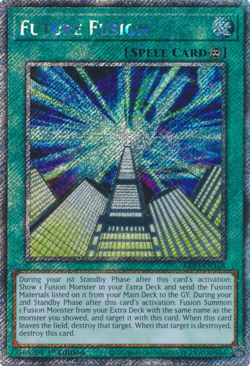 Future Fusion (Platinum Secret Rare) [RA03-EN168] Platinum Secret Rare | Exor Games Bridgewater