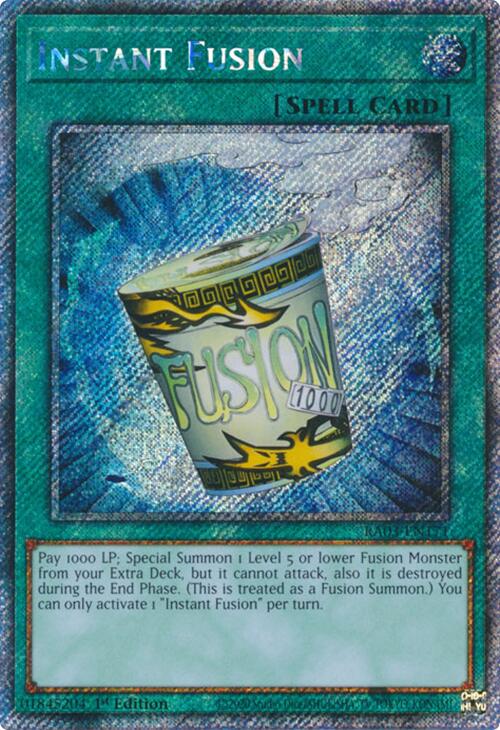 Instant Fusion (Platinum Secret Rare) [RA03-EN171] Platinum Secret Rare | Exor Games Bridgewater