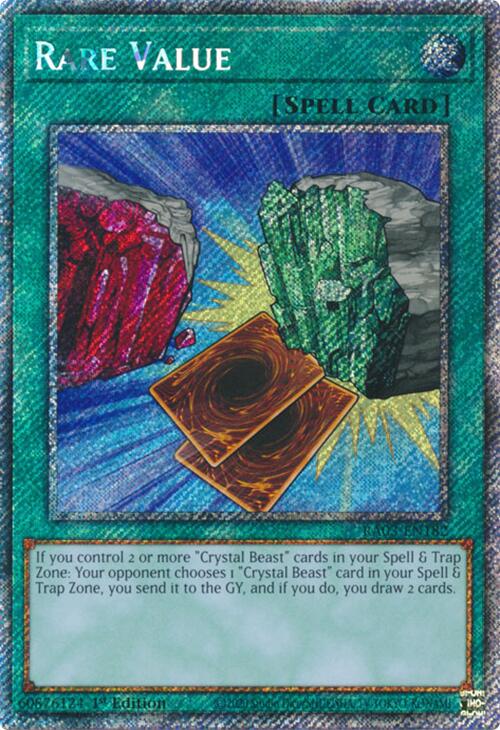 Rare Value (Platinum Secret Rare) [RA03-EN182] Platinum Secret Rare | Exor Games Bridgewater