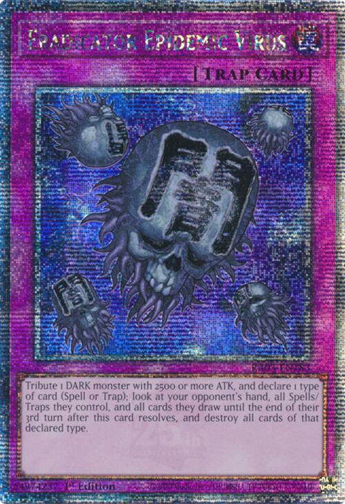 Eradicator Epidemic Virus (Quarter Century Secret Rare) [RA03-EN183] Quarter Century Secret Rare | Exor Games Bridgewater