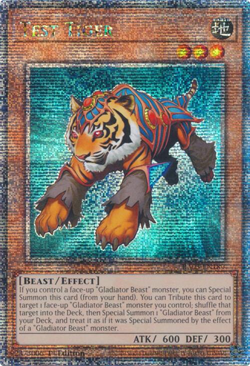 Test Tiger (Quarter Century Secret Rare) [RA03-EN189] Quarter Century Secret Rare | Exor Games Bridgewater