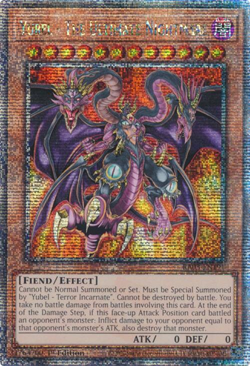 Yubel - The Ultimate Nightmare (Quarter Century Secret Rare) [RA03-EN191] Quarter Century Secret Rare | Exor Games Bridgewater