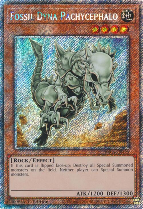 Fossil Dyna Pachycephalo (Platinum Secret Rare) [RA03-EN195] Platinum Secret Rare | Exor Games Bridgewater