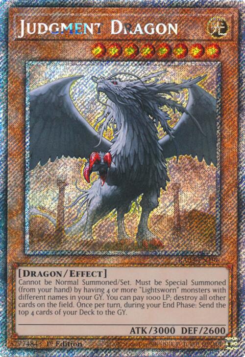 Judgment Dragon (Platinum Secret Rare) [RA03-EN196] Platinum Secret Rare | Exor Games Bridgewater