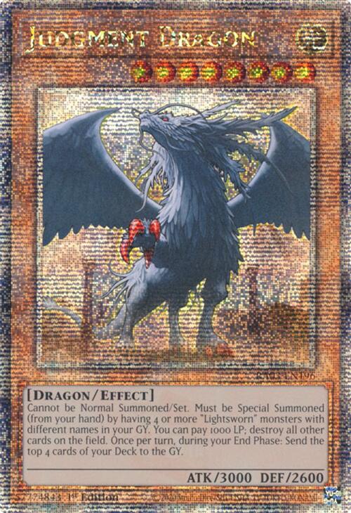 Judgment Dragon (Quarter Century Secret Rare) [RA03-EN196] Quarter Century Secret Rare | Exor Games Bridgewater