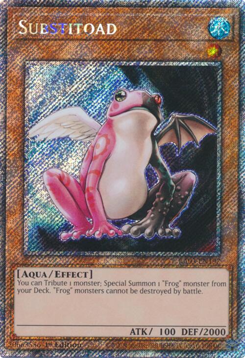 Substitoad (Platinum Secret Rare) [RA03-EN197] Platinum Secret Rare | Exor Games Bridgewater