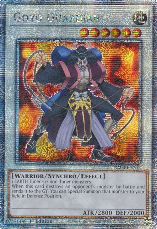Goyo Guardian (Quarter Century Secret Rare) [RA03-EN202] Quarter Century Secret Rare | Exor Games Bridgewater
