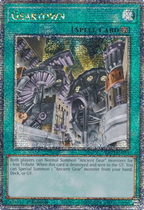 Geartown (Quarter Century Secret Rare) [RA03-EN203] Quarter Century Secret Rare | Exor Games Bridgewater