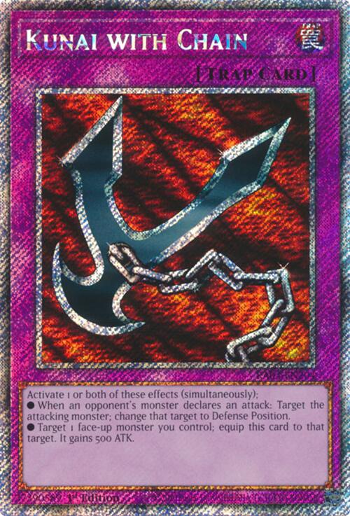 Kunai with Chain (Platinum Secret Rare) [RA03-EN204] Platinum Secret Rare | Exor Games Bridgewater