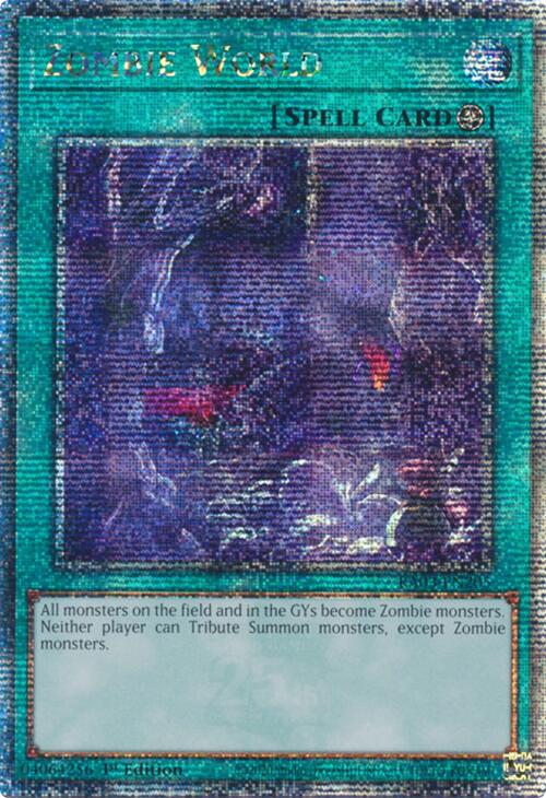 Zombie World (Quarter Century Secret Rare) [RA03-EN205] Quarter Century Secret Rare | Exor Games Bridgewater