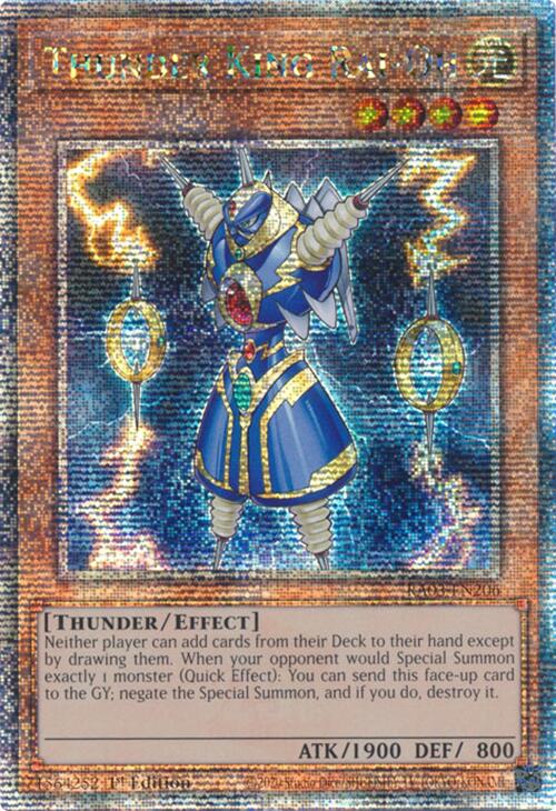 Thunder King Rai-Oh (Quarter Century Secret Rare) [RA03-EN206] Quarter Century Secret Rare | Exor Games Bridgewater