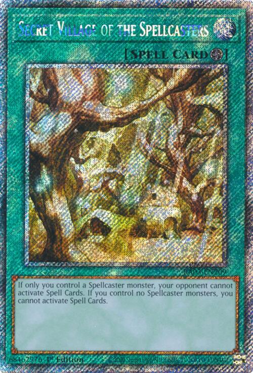 Secret Village of the Spellcasters (Platinum Secret Rare) [RA03-EN209] Platinum Secret Rare | Exor Games Bridgewater