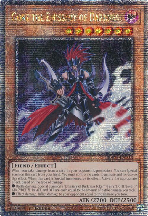 Gorz the Emissary of Darkness (Quarter Century Secret Rare) [RA03-EN210] Quarter Century Secret Rare | Exor Games Bridgewater