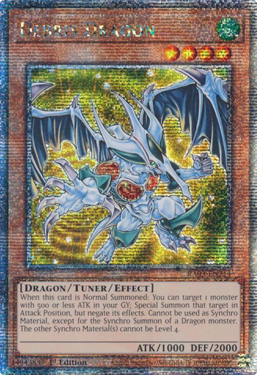 Debris Dragon (Quarter Century Secret Rare) [RA03-EN214] Quarter Century Secret Rare | Exor Games Bridgewater