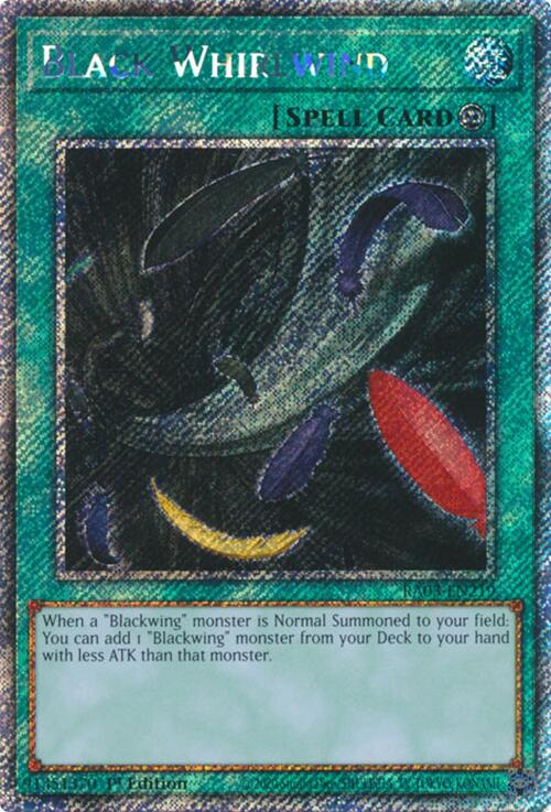 Black Whirlwind (Platinum Secret Rare) [RA03-EN219] Platinum Secret Rare | Exor Games Bridgewater