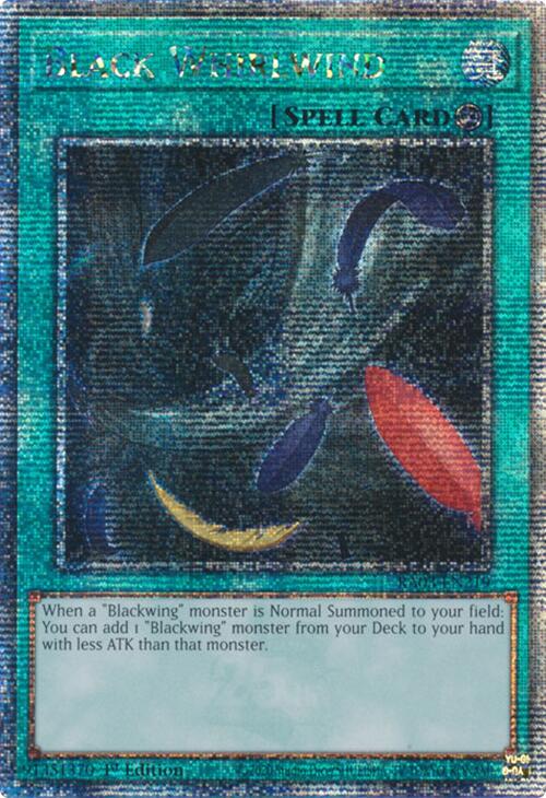 Black Whirlwind (Quarter Century Secret Rare) [RA03-EN219] Quarter Century Secret Rare | Exor Games Bridgewater