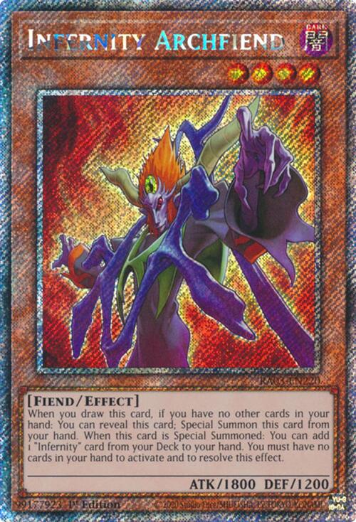 Infernity Archfiend (Platinum Secret Rare) [RA03-EN220] Platinum Secret Rare | Exor Games Bridgewater