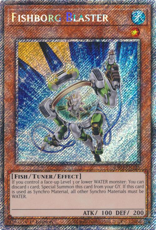 Fishborg Blaster (Platinum Secret Rare) [RA03-EN225] Platinum Secret Rare | Exor Games Bridgewater