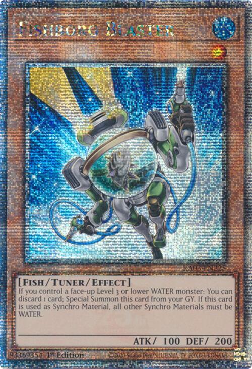 Fishborg Blaster (Quarter Century Secret Rare) [RA03-EN225] Quarter Century Secret Rare | Exor Games Bridgewater