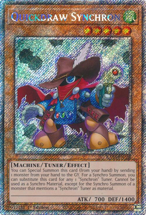 Quickdraw Synchron (Platinum Secret Rare) [RA03-EN228] Platinum Secret Rare | Exor Games Bridgewater