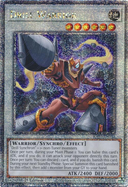 Drill Warrior (Quarter Century Secret Rare) [RA03-EN232] Quarter Century Secret Rare | Exor Games Bridgewater