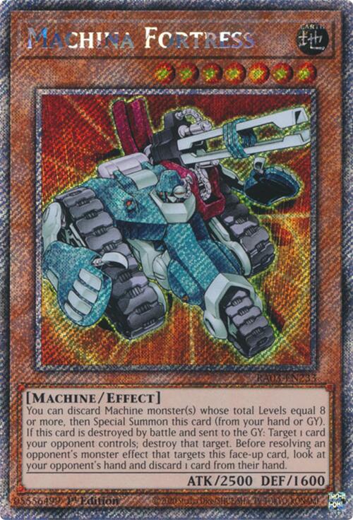 Machina Fortress (Platinum Secret Rare) [RA03-EN233] Platinum Secret Rare | Exor Games Bridgewater