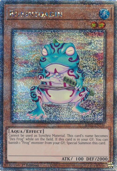 Ronintoadin (Quarter Century Secret Rare) [RA03-EN236] Quarter Century Secret Rare | Exor Games Bridgewater
