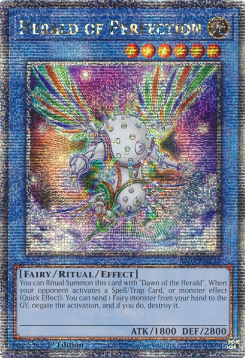 Herald of Perfection (Quarter Century Secret Rare) [RA03-EN237] Quarter Century Secret Rare | Exor Games Bridgewater
