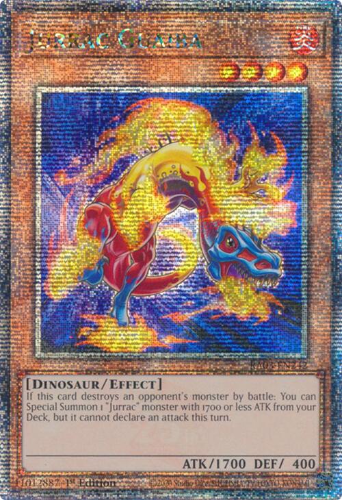 Jurrac Guaiba (Quarter Century Secret Rare) [RA03-EN242] Quarter Century Secret Rare | Exor Games Bridgewater